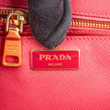 Prada Pink Saffiano Leather Galleria Handbag
