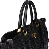 Prada Quilted Leather City Handbag