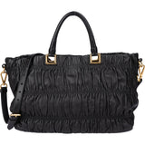 Prada Quilted Leather City Handbag