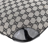 Gucci GG Monogram Patent Hobo Bag