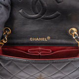 Chanel Quilted Lambskin 24K Gold Single Flap Crossbody Bag