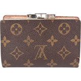 Louis Vuitton Canvas Monogram Compact Clip Wallet