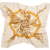 Hermès Classic "Profiles" Silk Carre 90 Scarf Tuch