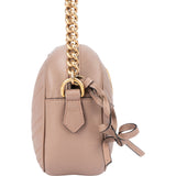Gucci Chevron Leather GG Marmont Crossbody Bag