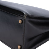 Hermès Noir Boxcalf Kelly 32 Handbag