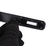 Hermès Noir Boxcalf Kelly 32 Handbag