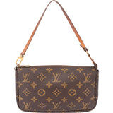 Louis Vuitton Canvas Monogram Pochette Accessoire Handbag