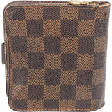 Louis Vitton Damier Ebene Monogram Clip Wallet