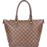 Louis Vuitton Damier Ebene Monogram Saleya PM Handbag
