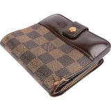 Louis Vitton Damier Ebene Monogram Clip Wallet