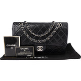 Chanel Quilted Lambskin Medium Double Flap Crossbody Bag