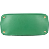 Prada Green Saffiano Leather Galleria Handbag