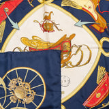 Hermès Classic "Springs" Silk Carre 90 Scarf Tuch