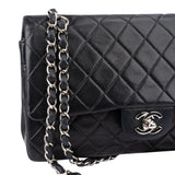Chanel Quilted Lambskin Medium Double Flap Crossbody Bag