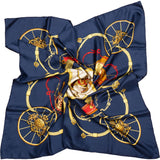 Hermès Classic "Springs" Silk Carre 90 Scarf Tuch