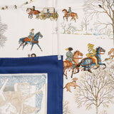 Hermès Classic "L´hiver" Silk Carre 90 Scarf Tuch