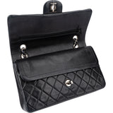 Chanel Quilted Lambskin Medium Double Flap Crossbody Bag