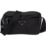 Prada Black Nylon Triangle Crossbody Bag