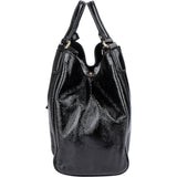 Gucci Black Patent Leather GG Soho Handbag
