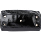 Gucci Black Patent Leather GG Soho Handbag