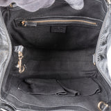 Gucci Black Patent Leather GG Soho Handbag