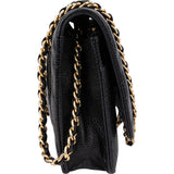 Chanel Quilted Caviar Leather Wallet On Chain Crossbody Bag