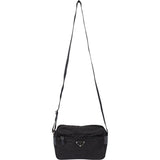 Prada Black Nylon Triangle Crossbody Bag
