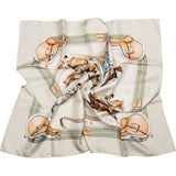 Hermès Classic "Jumping" Silk Carre 90 Scarf Tuch