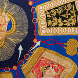 Hermès Classic "Poste et Cavalerie" Silk Carre 90 Scarf Tuch