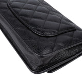 Chanel Quilted Caviar Leather Wallet On Chain Crossbody Bag