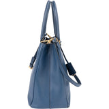 Prada Blue Saffiano Leather Galleria Handbag