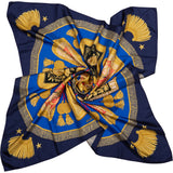 Hermès Classic "Poste et Cavalerie" Silk Carre 90 Scarf Tuch