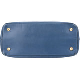 Prada Blue Saffiano Leather Galleria Handbag