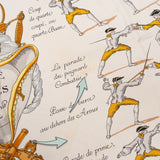 Hermès Classic "Traité Des Armes" Silk Carre 90 Scarf Tuch