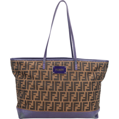 Fendi FF Monogram Zucca Shopper Bag - vintageandkickz