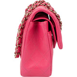 Chanel Quilted Caviar Leather Small Double Flap Crossbody Bag