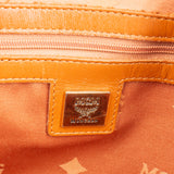 MCM Visetos Monogram Boston Handbag