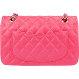 Chanel Quilted Caviar Leather Small Double Flap Crossbody Bag