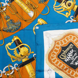 Hermès Classic "Cliquetis" Silk Carre 90 Scarf Tuch