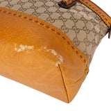 Gucci GG Monogram Crafty Bamboo Handbag