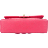 Chanel Quilted Caviar Leather Small Double Flap Crossbody Bag