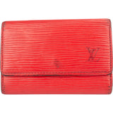 Louis Vuitton Rouge Epi Leather Keyholder