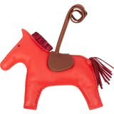Hermès Tricolor Leather Rodeo GM Pendant