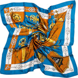 Hermès Classic "Cliquetis" Silk Carre 90 Scarf Tuch