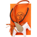 Hermès Tricolor Leather Rodeo Pegase PM Pendant