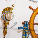 Hermès Classic "Musée" Silk Carre 90 Scarf Tuch