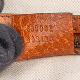 Gucci GG Monogram Crafty Bamboo Handbag