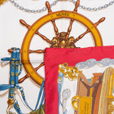 Hermès Classic "Musée" Silk Carre 90 Scarf Tuch