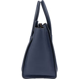 Celine Blue Leather Luggage Handbag