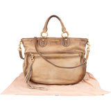 Miu Miu Leather Rodeo City Handbag